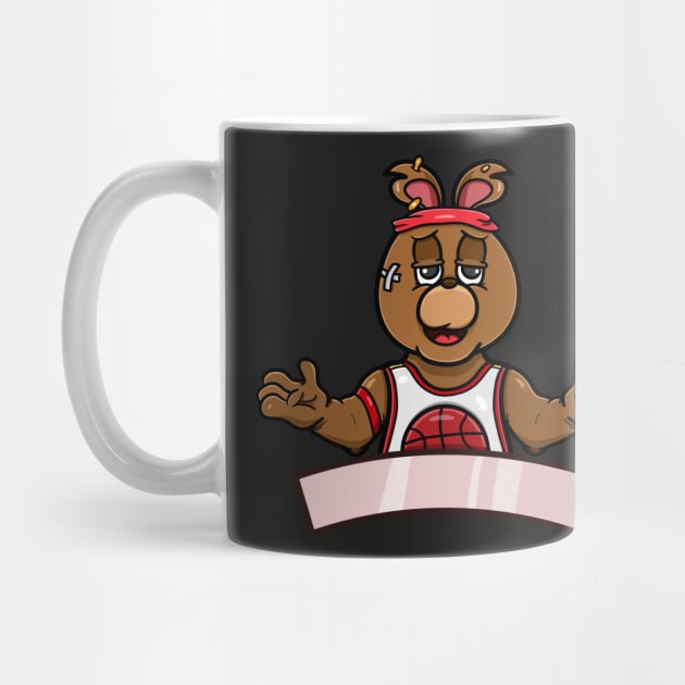 Basketball Bear Cartoon by tedykurniawan12